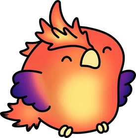 Ember, the Flare mascot for Intro to Dance