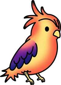 Spark, the Flare mascot for Peewee