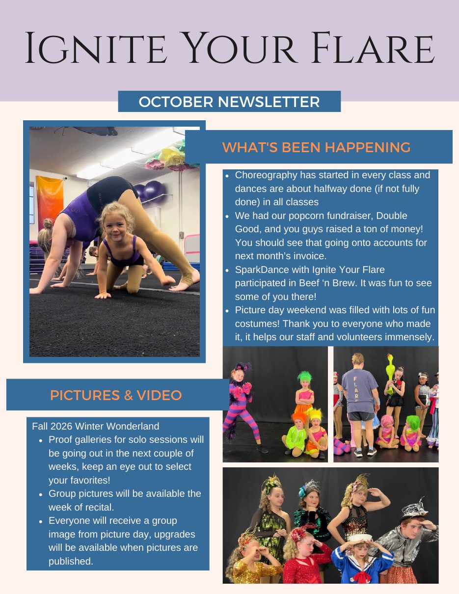 Cover of the October 2026 newsletter