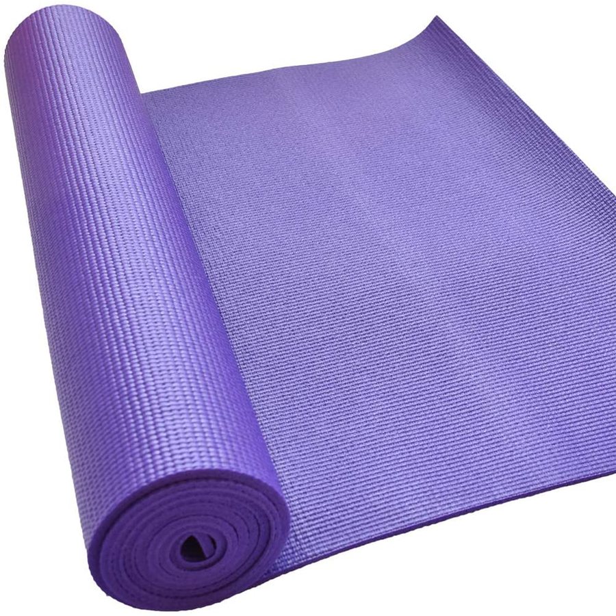Purple yoga mat